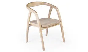 Sillón natural blanqueada Alya