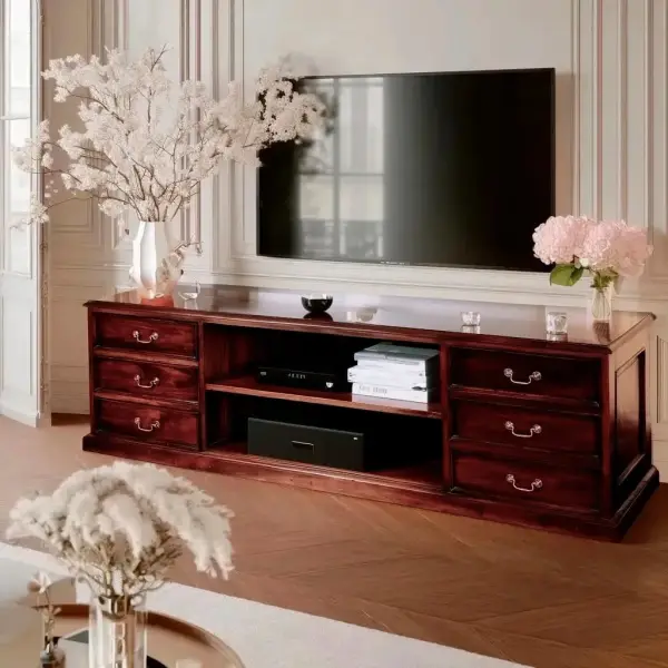 Mueble TV 6 cajones Clasico Wiggle