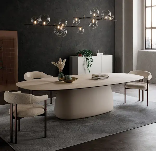 Mesa de comedor keramik Botero Cattelan