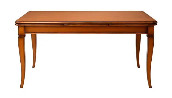 Mesa de comedor extensible alas clásica Biedermaier