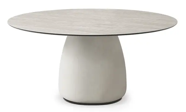 Mesa de comedor redonda keramik Botero Cattelan