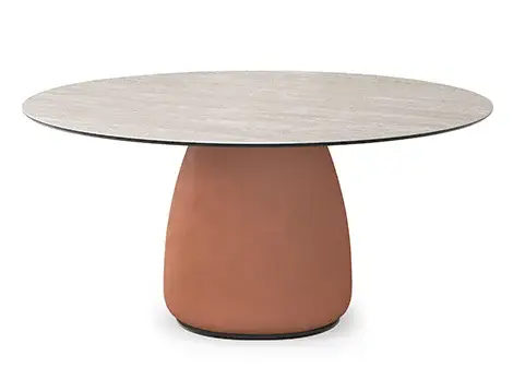 Mesa de comedor redonda keramik Botero Cattelan