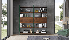 Librera 4 cajones cristal Murano by Bodonni