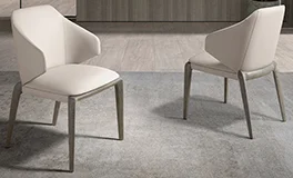 Silla polipiel crema Ronda