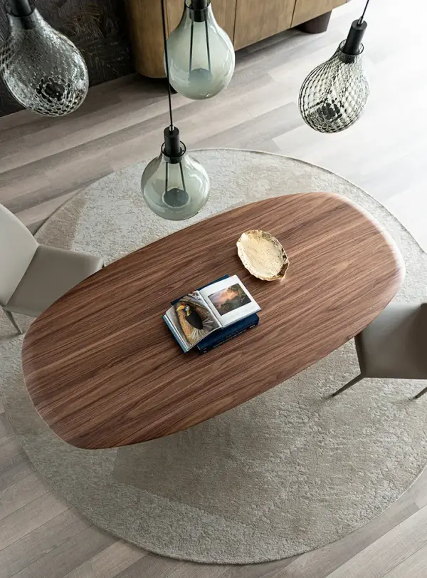 Mesa de comedor pequeña madera Botero Cattelan
