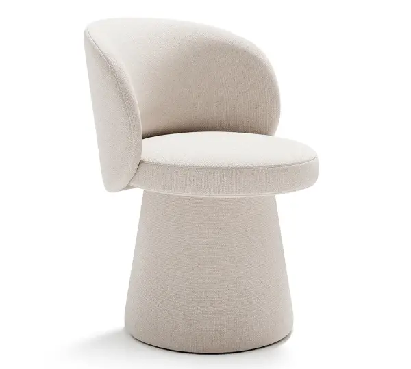 Silla tapizada de diseño Aura