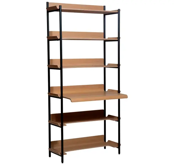 LIbrería con escritorio industrial Friyay