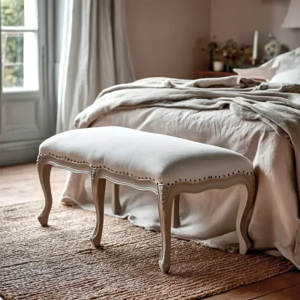 Taburete pie de cama vintage Artisans