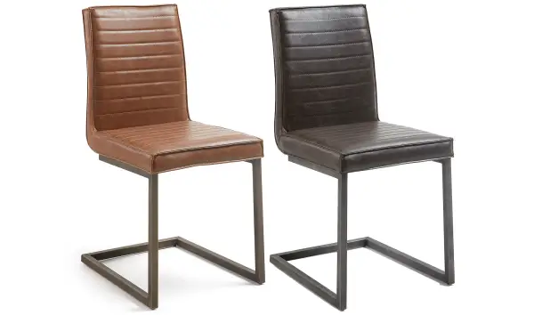 Silla Ralf color gris patas en madera