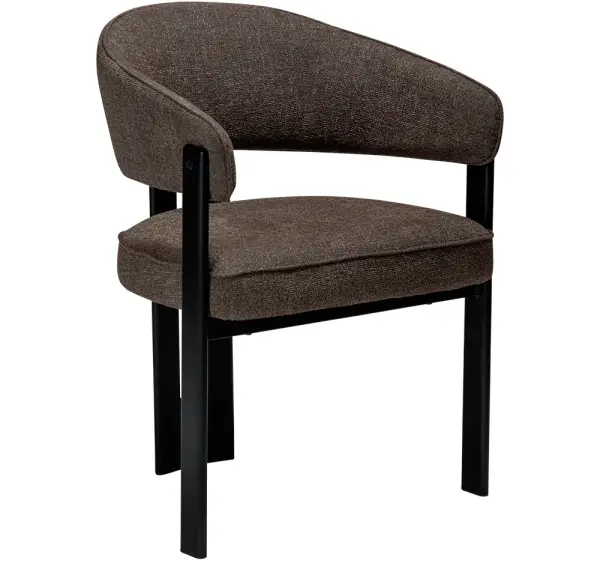 Sillón tapizado y metal Ducte