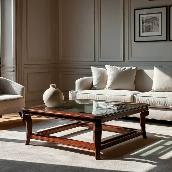 Mesa de Centro Clasica Leo Keen Replicas