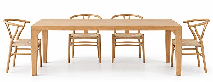 Mesa de comedor fija nórdica Sendai Mesa de comedor fija nórdica Sendai