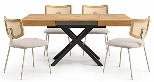 Mesa de centro Long Way convertible en comedor extensible Mesa de centro Long Way convertible en comedor extensible