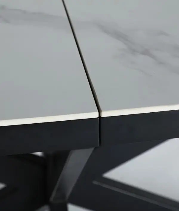 Mesa de comedor extensible porcelánico Droux