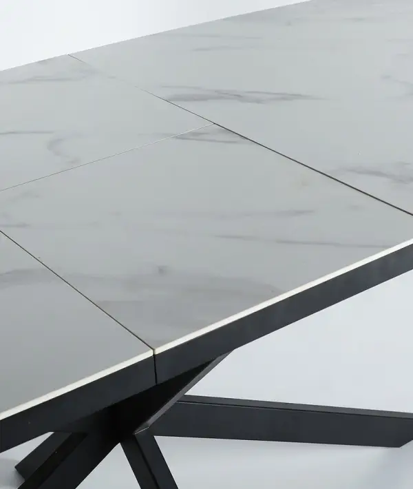 Mesa de comedor extensible porcelánico Droux