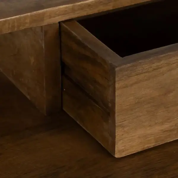 Escritorio de diseño industrial 125 madera de mango con hierro