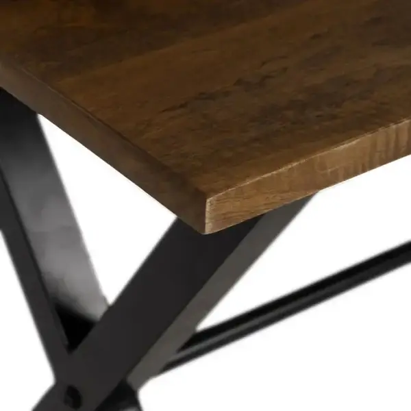 Escritorio de diseño industrial 125 madera de mango con hierro