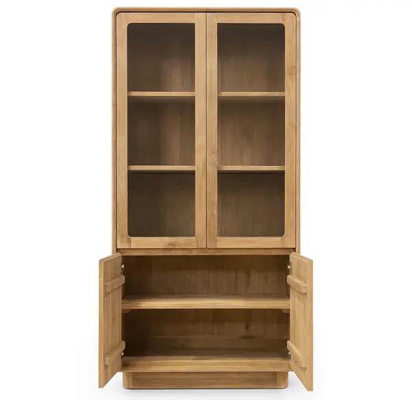 Vitrina 4 puertas madera de teka Eyre