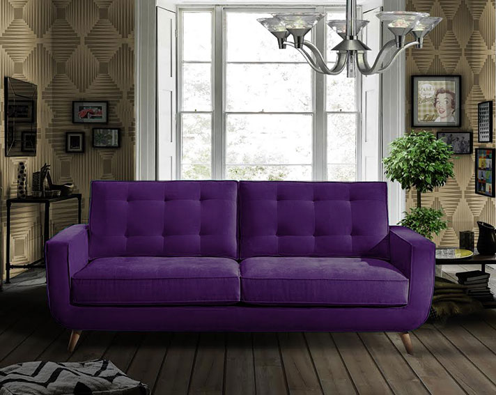 Sofá Sterling Cooper Retro Turquesa