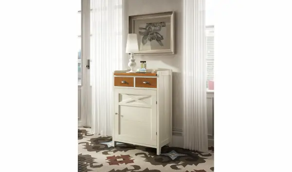 Mueble de entrada colonial con cajones Verona