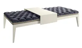 Mesa de centro tapizada de diseño Spicy