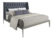 Cama tapizada de diseño Esquire