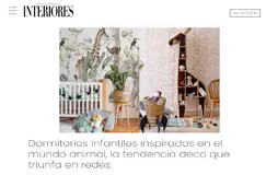 Dormitorios infantiles inspirados en el mundo animal, la tendencia deco que triunfa en redes