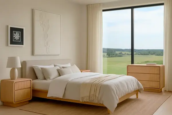 Cómoda 6 cajones madera de teka Eyre