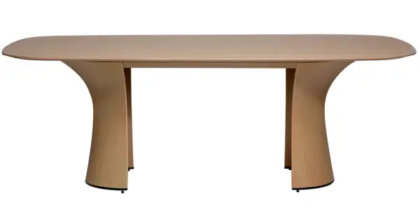 Mesa de comedor esquinas redondeadas roble Root