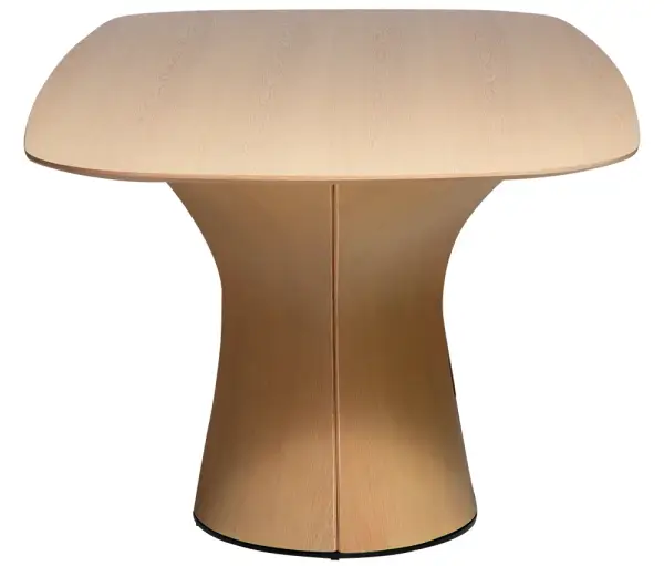 Mesa de comedor esquinas redondeadas roble Root