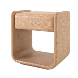 Mesita de noche Pompeya 1 cajón de roble