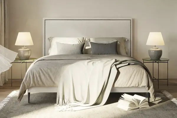 Cabecero de diseño acolchado Serenita