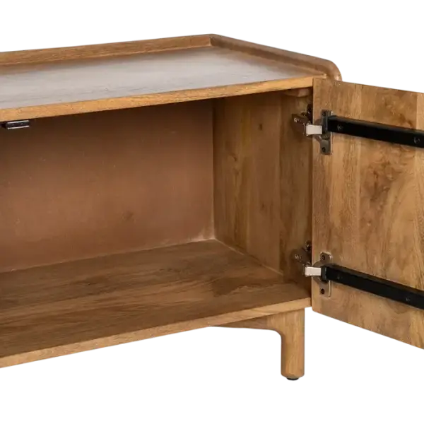 Mueble tv natural madera de mango