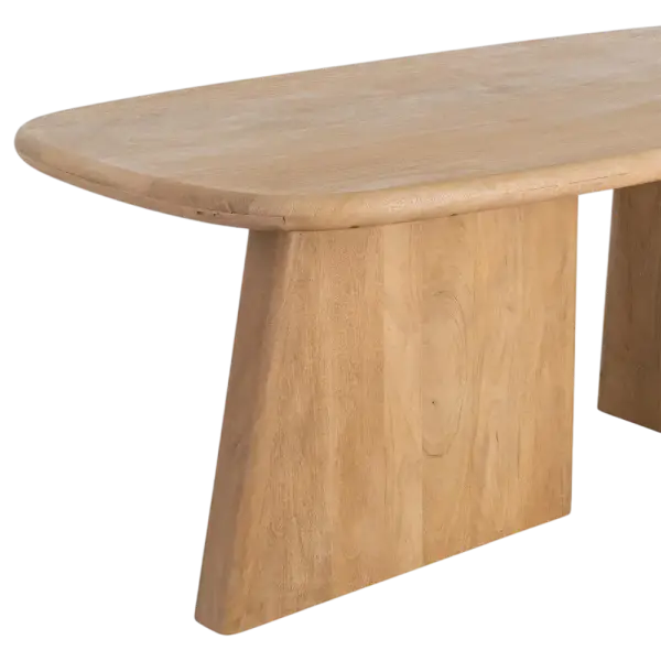 Mesa de comedor natural madera de mango