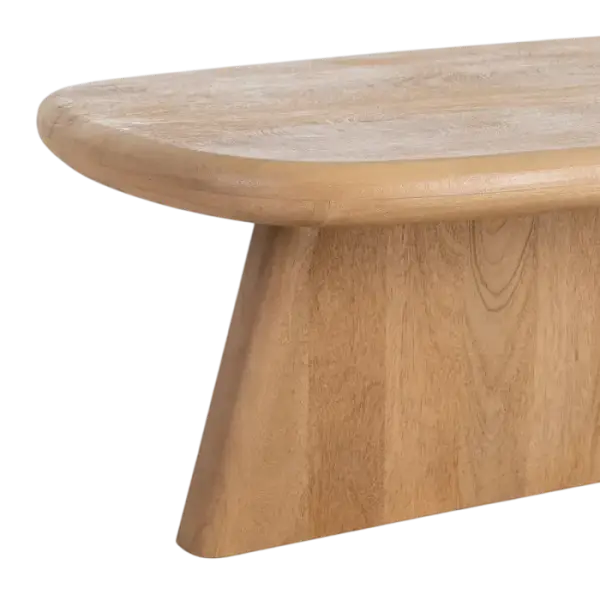 Mesa de centro natural madera de mango