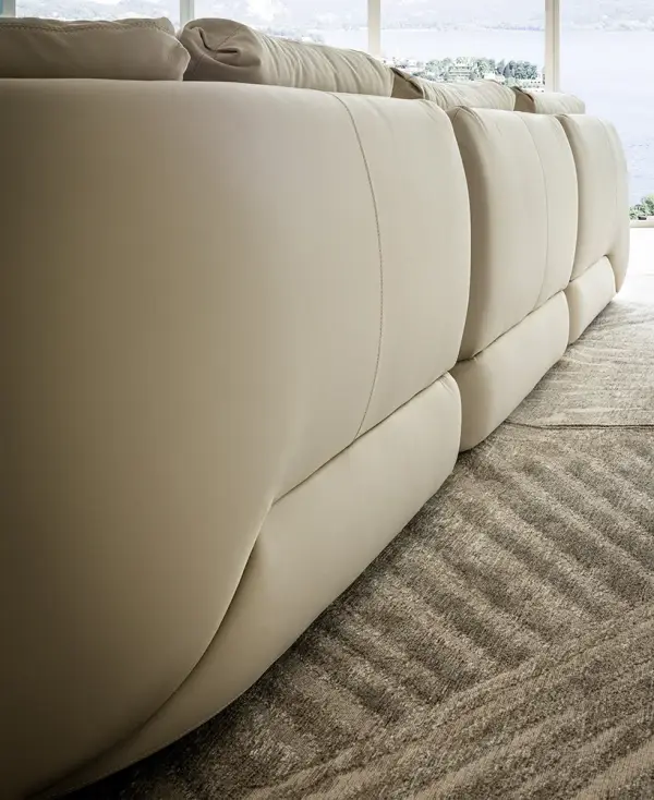 Sofá con chaise longue redondo Craig Cattelan