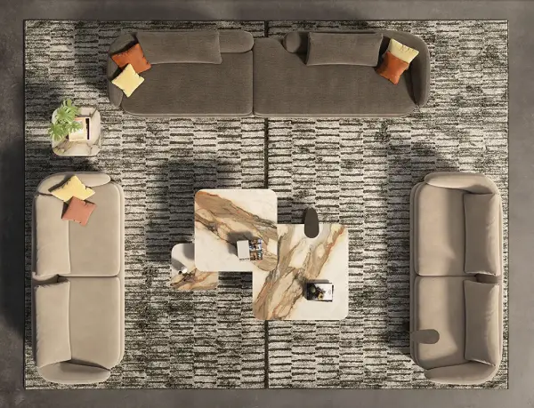 Sofá curvo Craig Cattelan