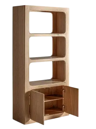 Librería de roble claro Saulge