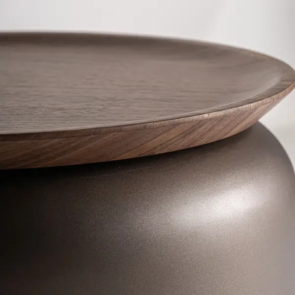 Mesa auxiliar redonda Bugdorf