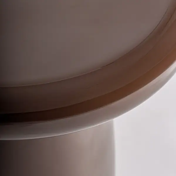 Mesa auxiliar Meres redonda marsala alto brillo