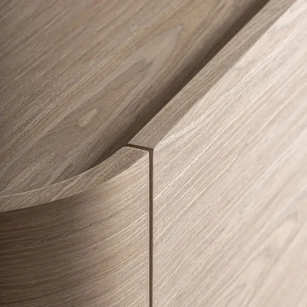 Mueble tv Prayssac de roble crema