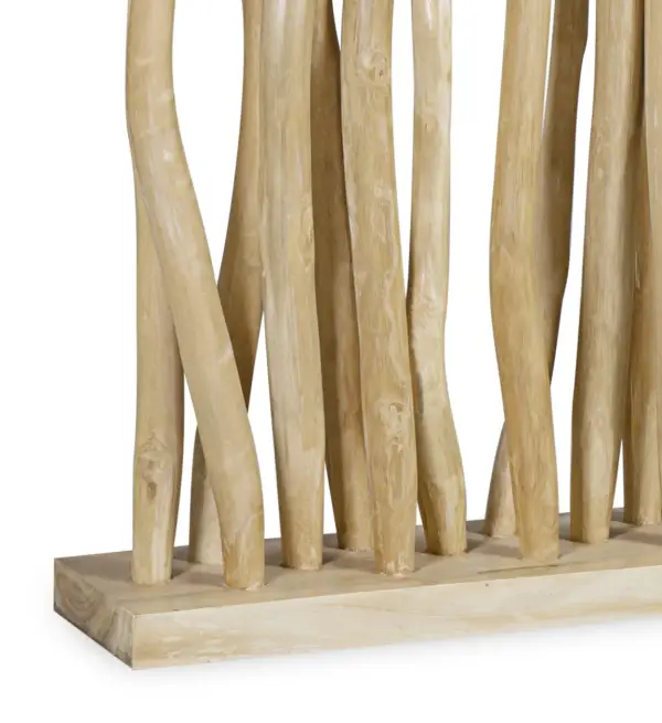 Biombo ramas árbol blanqueado