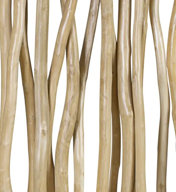 Biombo ramas árbol blanqueado