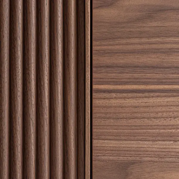 Mueble tv Aisby fresno metal y cristal