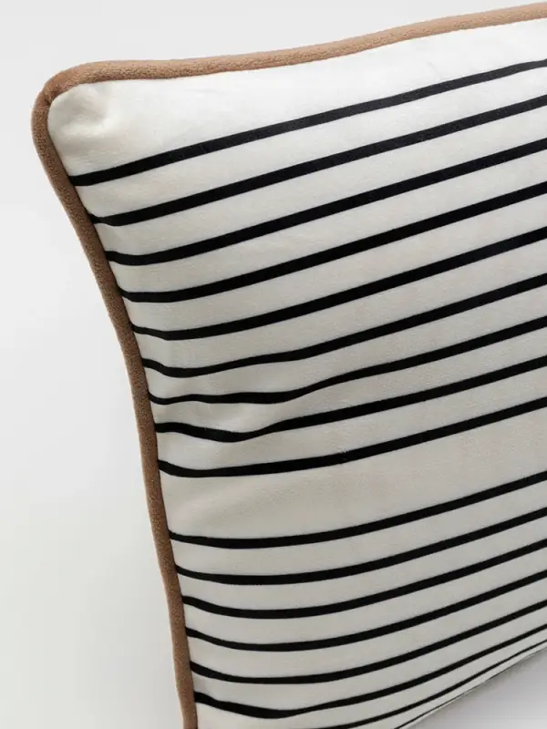 Cojin beige y marrón Magnet