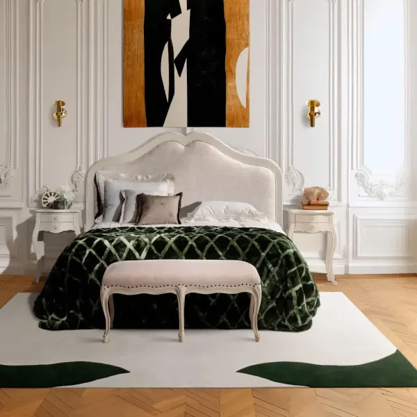 Pie de cama tapizada La Rochelle