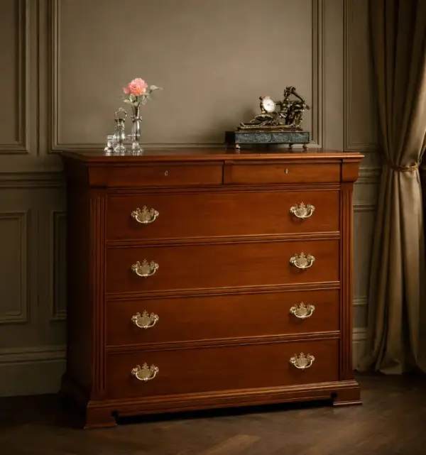 Cómoda clásica cerezo 6 cajones Tokeny