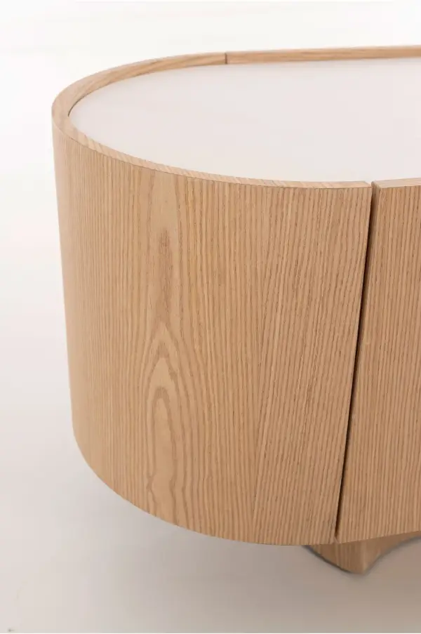 Mueble de TV Irina roble y porcelánico