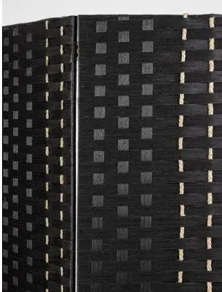 Biombo 3 hojas Jalila negro