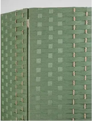 Biombo 3 hojas Jalila verde